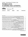 IEEE TRANSACTIONS ON WIRELESS COMMUNICATIONS杂志封面